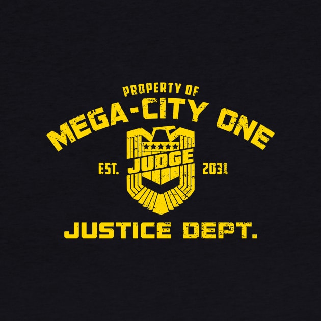 Property of Dredd (Gold) by Nerdology